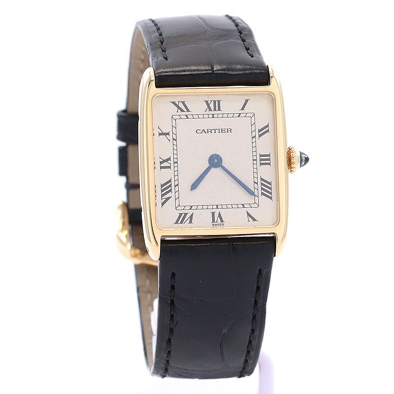【中古】CARTIER TANK ARRONDIE / TANK ELLIPSE LARGE MODEL カルティエ タンク アロンディ LM /タンク エリプス LM 81722553 (896041)
