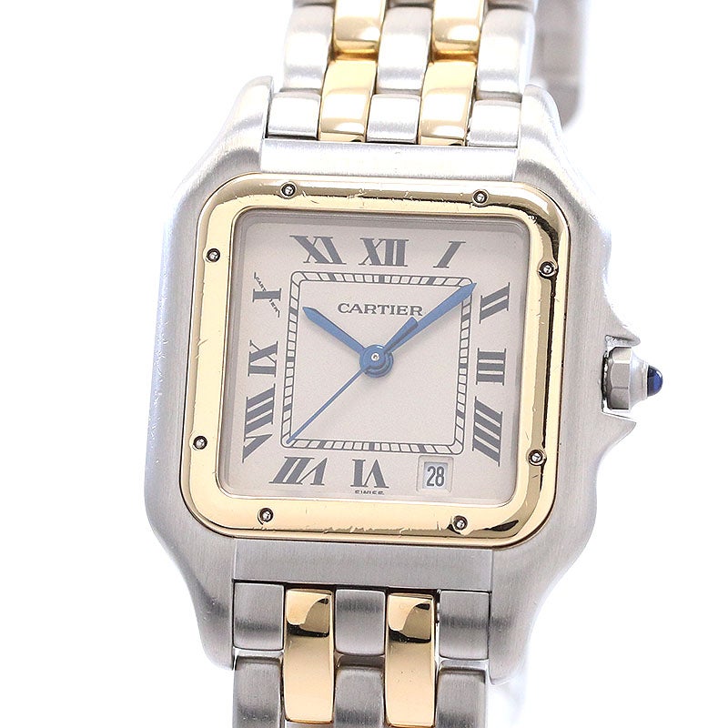 【中古】CARTIER PANTHERE DE CARTIER MEDIUM MODEL 2ROW カルティエ パンテール ドゥ カルティエ MM 2ロウ 83083242 (183949)
