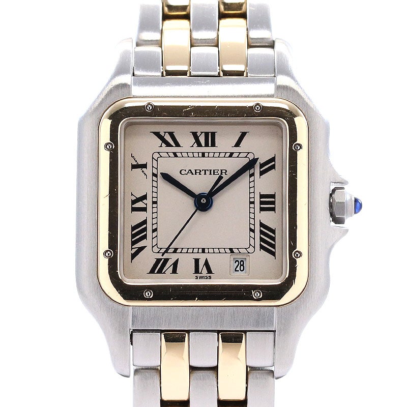 【中古】CARTIER PANTHERE DE CARTIER MEDIUM MODEL 2ROW カルティエ パンテール ドゥ カルティエ MM 2ロウ 83083242 (183949)
