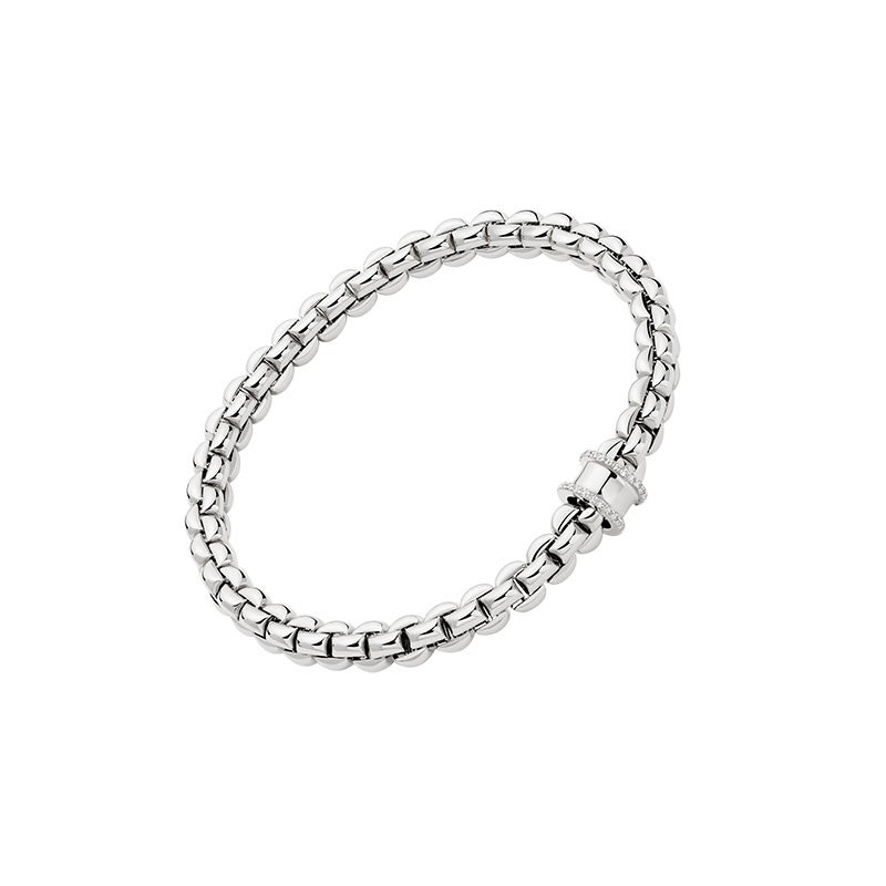 FOPE EKA COLLECTION FLEX'IT フォッペ エカ コレクション フレグジット ブレスレット M ダイヤモンドパヴェ 72810BX_BB_B_XBX_00M