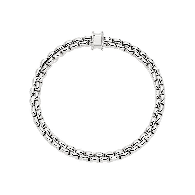 FOPE EKA COLLECTION FLEX'IT フォッペ エカ コレクション フレグジット ブレスレット M ダイヤモンドパヴェ 72810BX_BB_B_XBX_00M