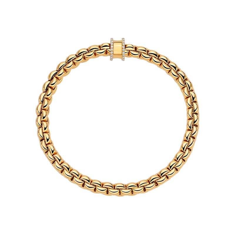 FOPE EKA COLLECTION FLEX'IT フォッペ エカ コレクション フレグジット ブレスレット M ダイヤモンドパヴェ 72810BX_BB_G_XGX_00M