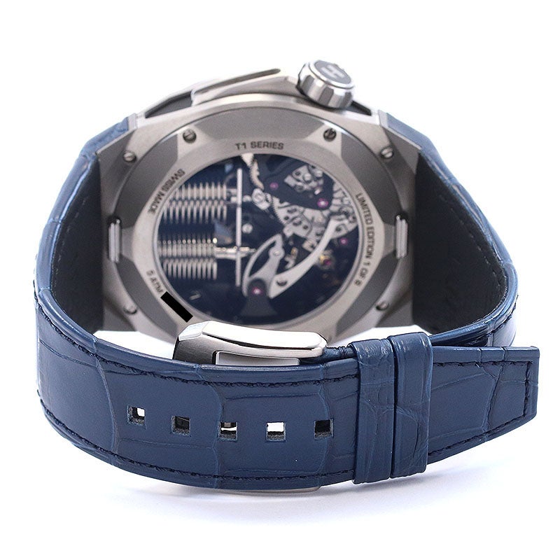 【中古】HYT T1 TITANIUM GUILLOCHE エイチワイティー T1 チタン ギョーシェ H03421-A