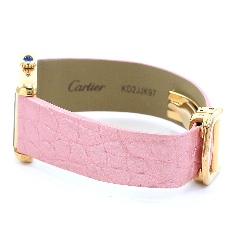 中古】CARTIER MUST TANK SMALL MODEL VERMEIL カルティエ マスト