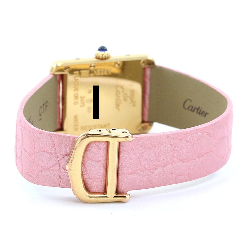 中古】CARTIER MUST TANK SMALL MODEL VERMEIL カルティエ マスト