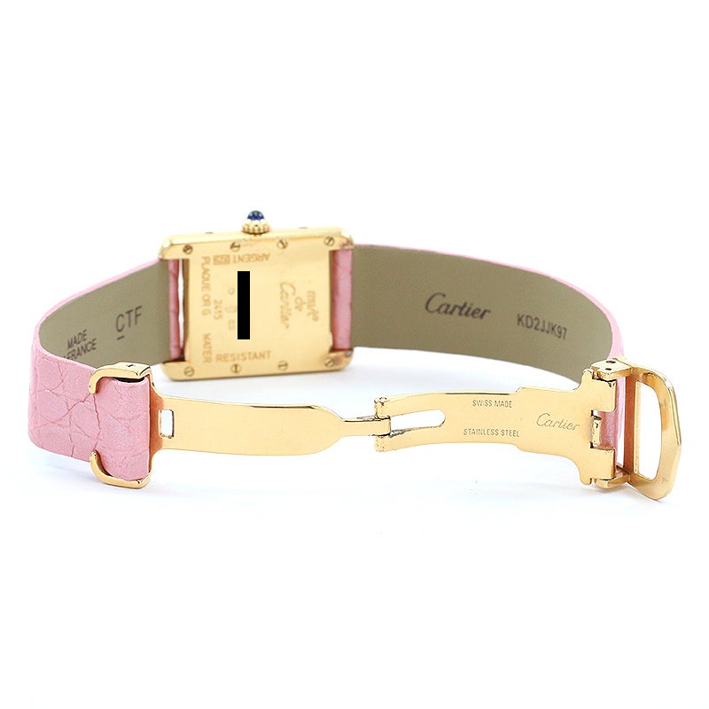 中古】CARTIER MUST TANK SMALL MODEL VERMEIL カルティエ マスト