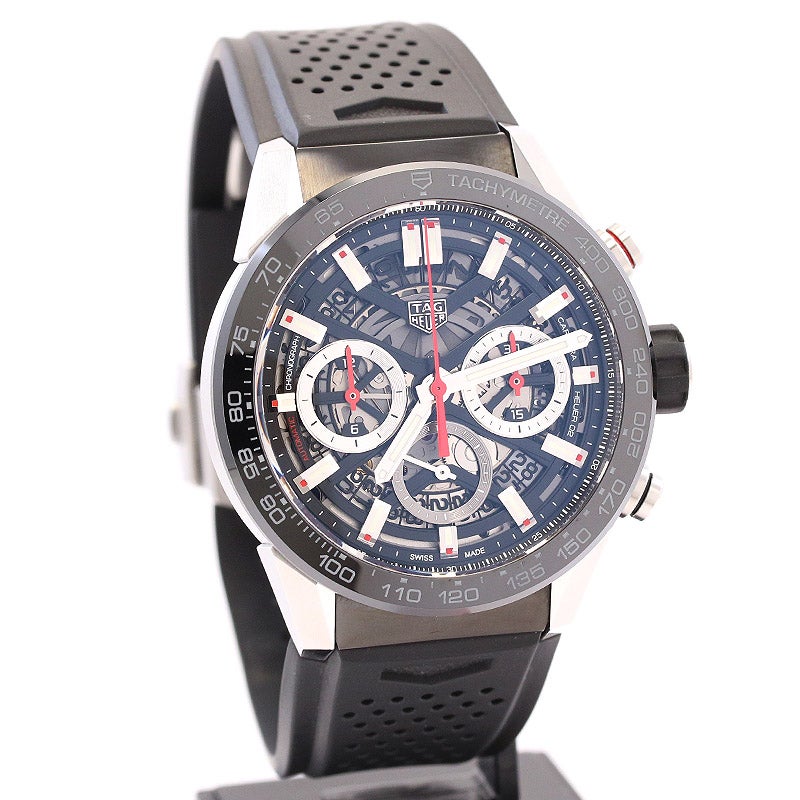 中古】TAG HEUER CARRERA CALIBRE HEUER 02 CHRONOGRAPH 43MM タグ