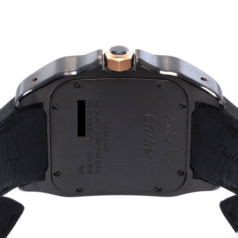 中古】CARTIER SANTOS 100 CARBON LARGE MODEL カルティエ サントス