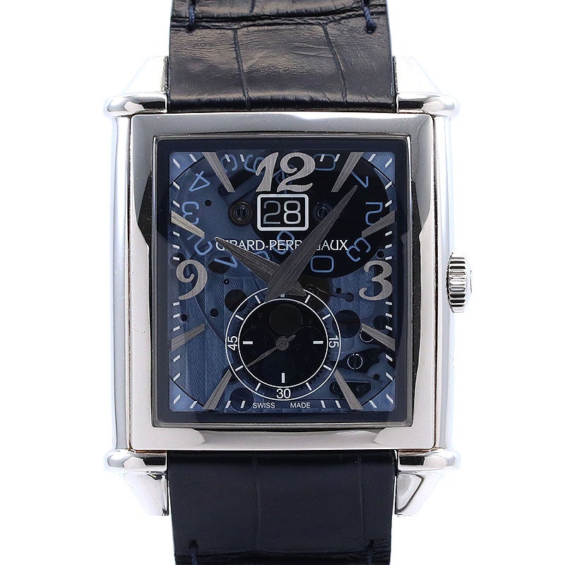 【中古】GIRARD-PERREGAUX VINTAGE 1945 XXL LARGE DATE AND MOON PHASES ジラール・ペルゴ ヴィンテージ 1945 XXL ラージデイト＆ムーンフェイズ 25882-11-421-BB4A