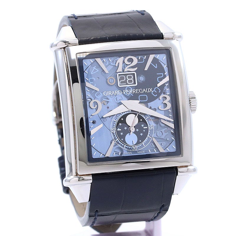 【中古】GIRARD-PERREGAUX VINTAGE 1945 XXL LARGE DATE AND MOON PHASES ジラール・ペルゴ ヴィンテージ 1945 XXL ラージデイト＆ムーンフェイズ 25882-11-421-BB4A