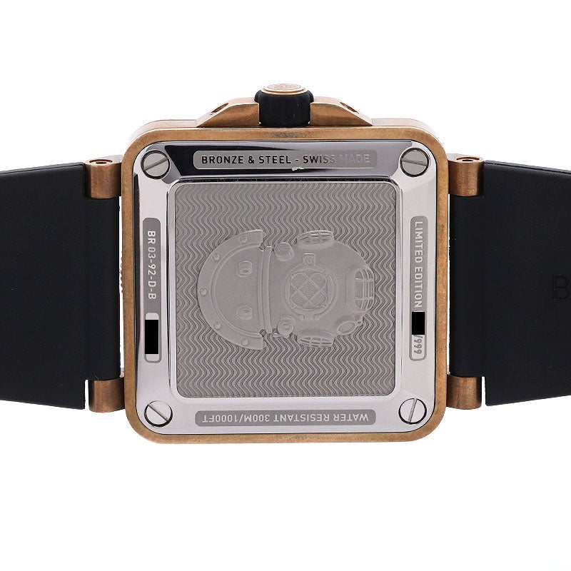中古】BELL & ROSS BR 03-92 DIVER WHITE BRONZE ベル&ロス BR 03-92