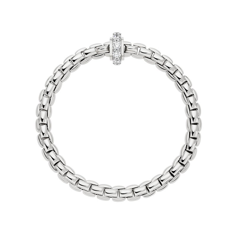 FOPE EKA COLLECTION FLEX'IT フォッペ エカ コレクション フレグジット ブレスレット M ホワイトダイヤモンド付き 70905BX_BB_B_XBX_00M