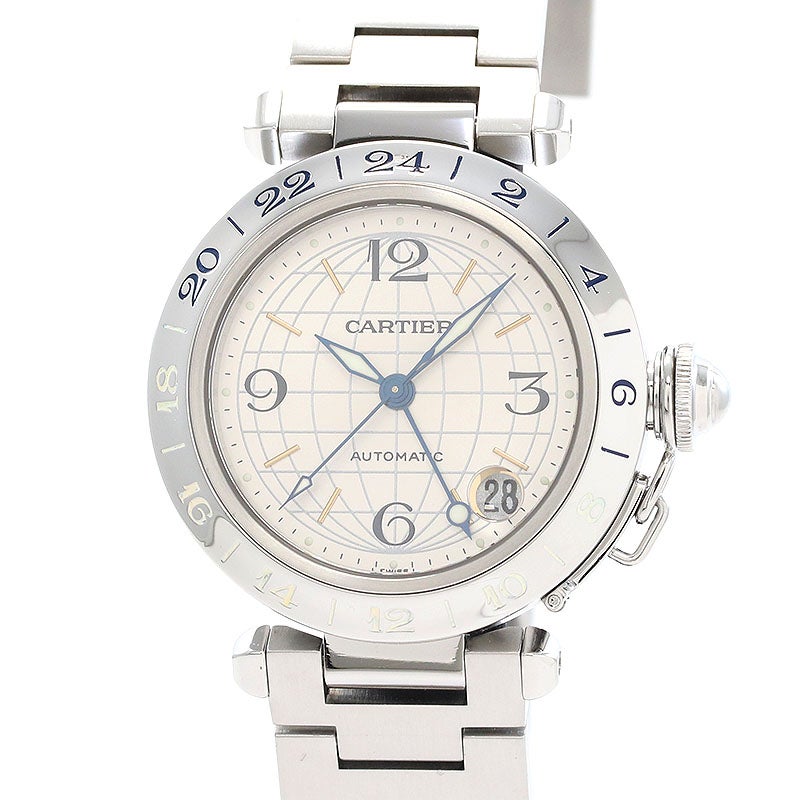 【中古】CARTIER PASHA C DE CARTIER MERIDIAN 35MM カルティエ パシャC ドゥ カルティエ メリディアン 35MM W31029M7