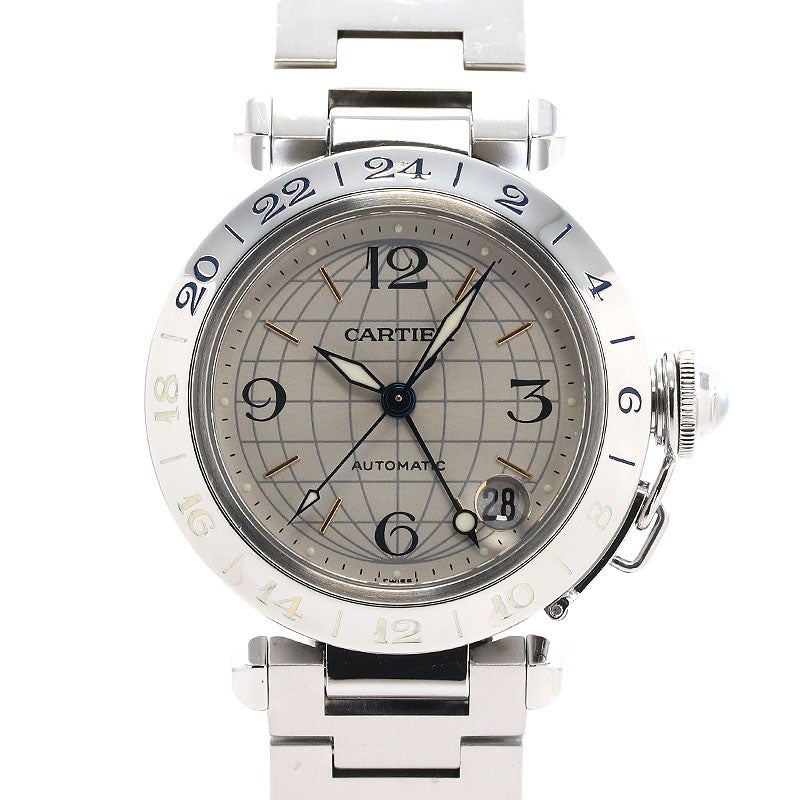 【中古】CARTIER PASHA C DE CARTIER MERIDIAN 35MM カルティエ パシャC ドゥ カルティエ メリディアン 35MM W31029M7