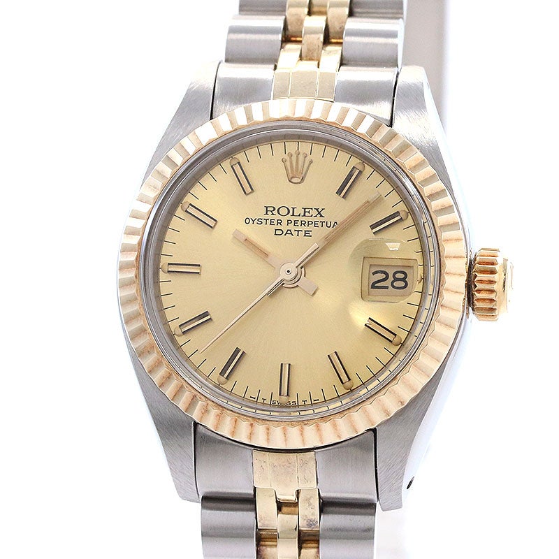 中古】ROLEX OYSTER PERPETUAL DATE LADY 26 ロレックス オイスター