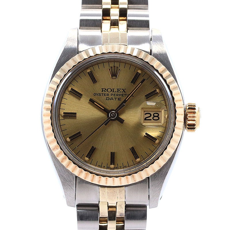 中古】ROLEX OYSTER PERPETUAL DATE LADY 26 ロレックス オイスター
