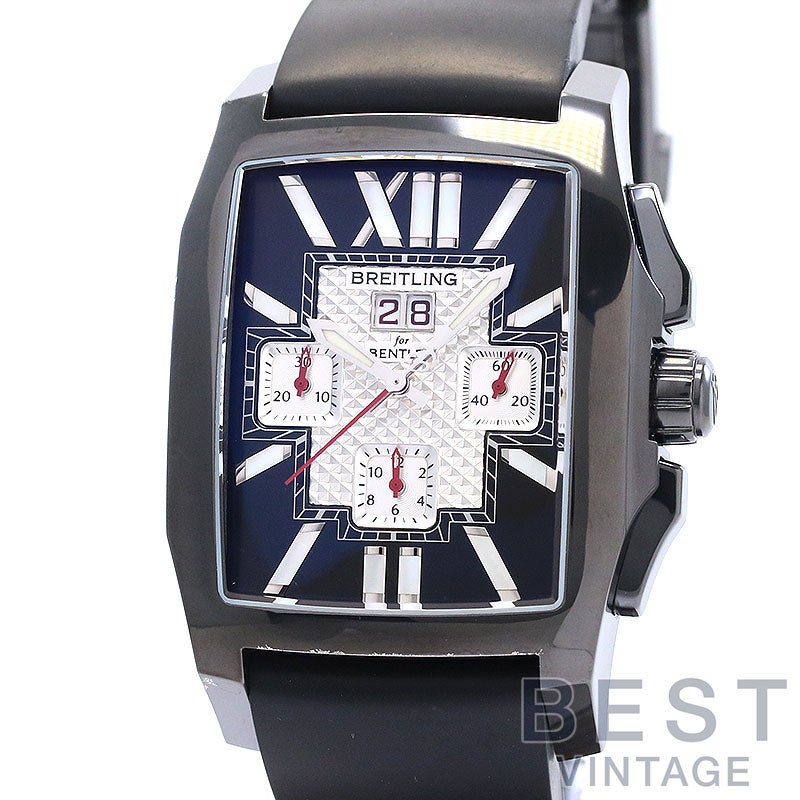 【正規店オーバーホール済み】ブライトリングベントレーフライングB 中古】BREITLING BENTLEY FLYING B CHRONO MIDNIGHT CARBON
