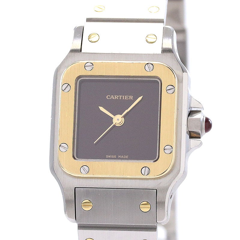 中古】CARTIER SANTOS CARREE / SANTOS GALBEE SMALL MODEL カルティエ