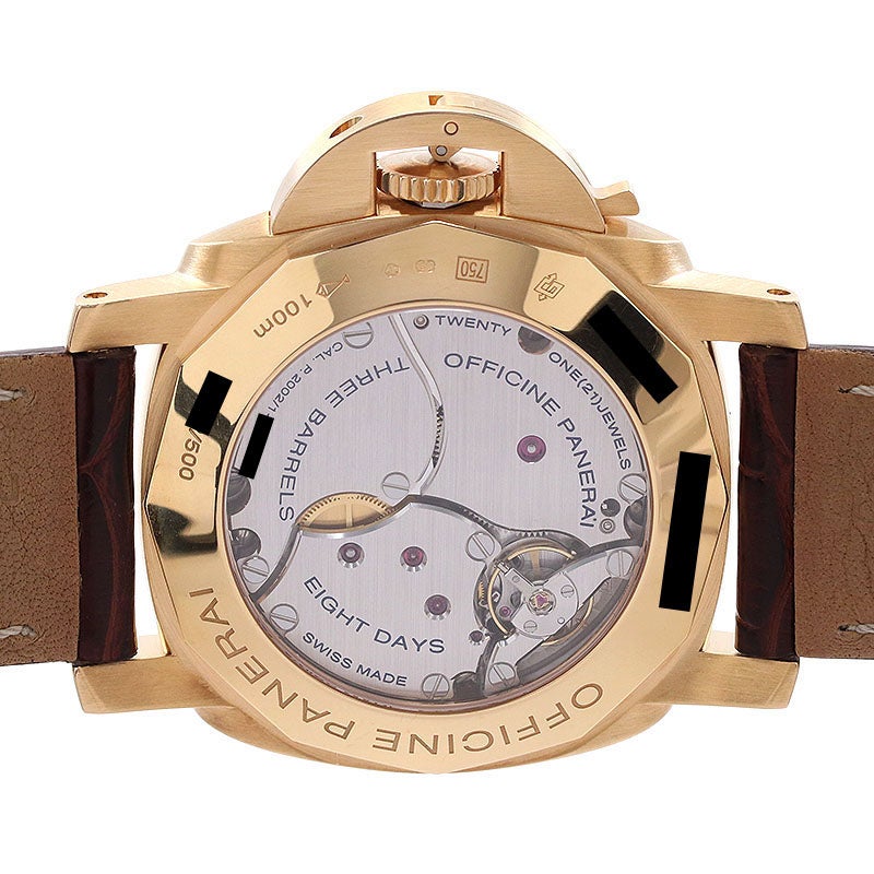【中古】OFFICINE PANERAI LUMINOR 1950 8 DAYS GMT ORO ROSA 44MM オフィチーネ・パネライ ルミノール 1950 8デイズ GMT オロ・ローザ 44MM PAM00289