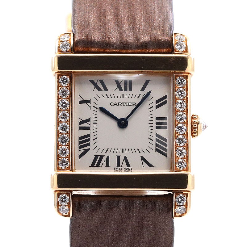 【中古】CARTIER TANK CHINOISE SMALL MODEL カルティエ タンク シノワーズ SM WE300131