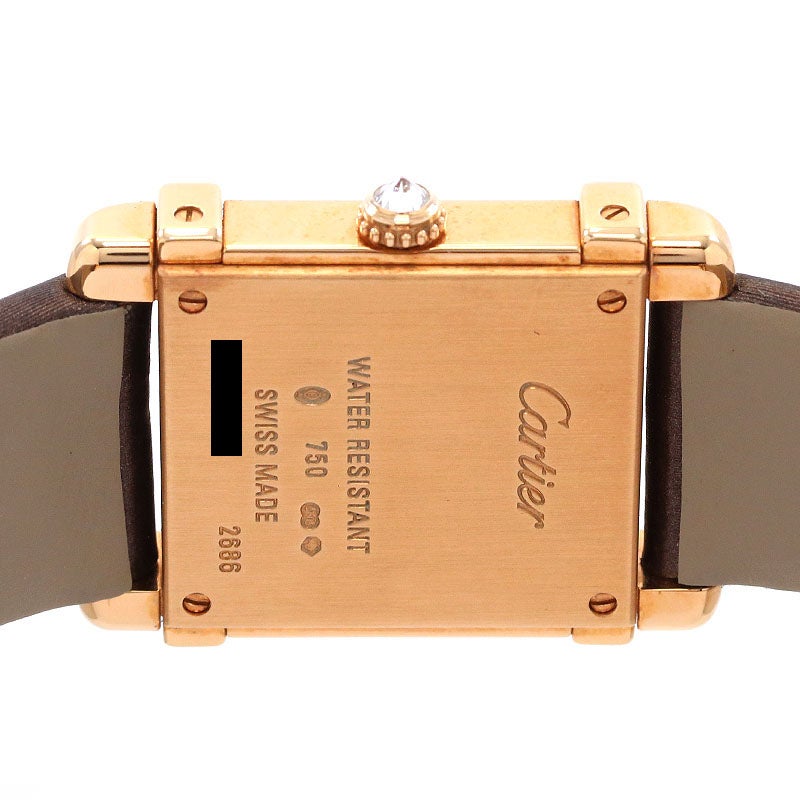 【中古】CARTIER TANK CHINOISE SMALL MODEL カルティエ タンク シノワーズ SM WE300131
