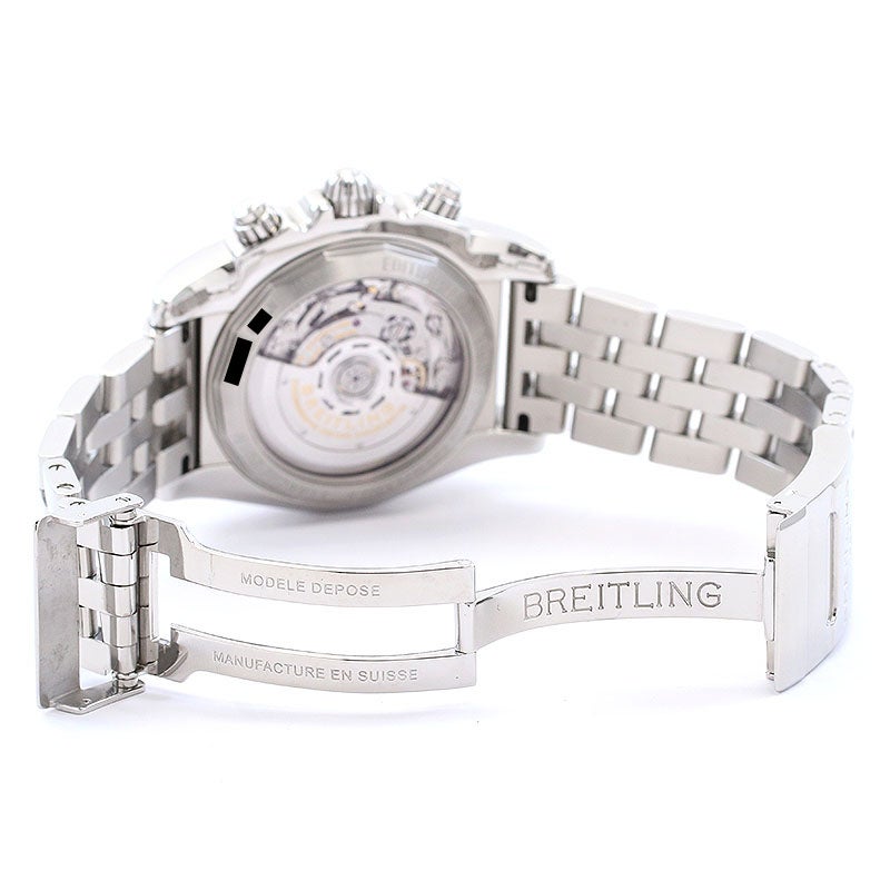 【中古】BREITLING CHRONOMAT 44 BLACK MOP JAPAN LIMITED ブライトリング クロノマット 44 ブラックMOP 日本限定 AB01111A/BF68/375A (S011BMPPA)