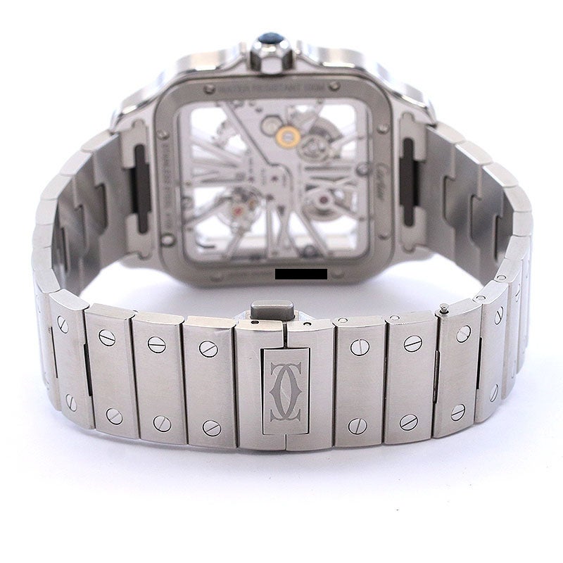 中古】CARTIER SANTOS DE CARTIER WATCH LARGE MODEL SKELETON