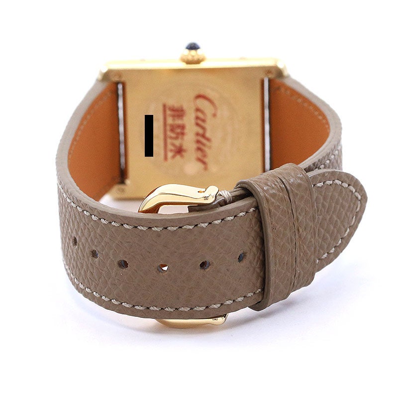中古】CARTIER MUST TANK LARGE MODEL VERMEIL カルティエ マスト