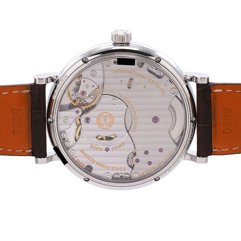 中古】IWC PORTOFINO HAND-WOUND EIGHT DAYS / 8DAYS アイ・ダブリュー