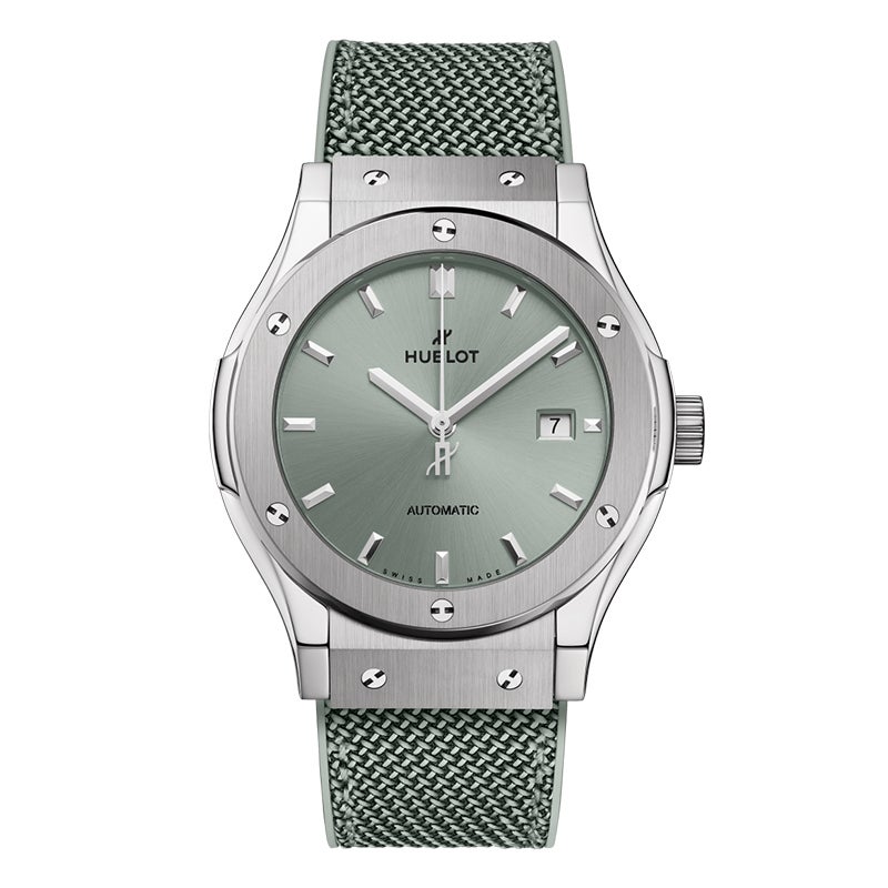 HUBLOT CLASSIC FUSION TITANIUM SAGE GREEN ウブロ クラシック