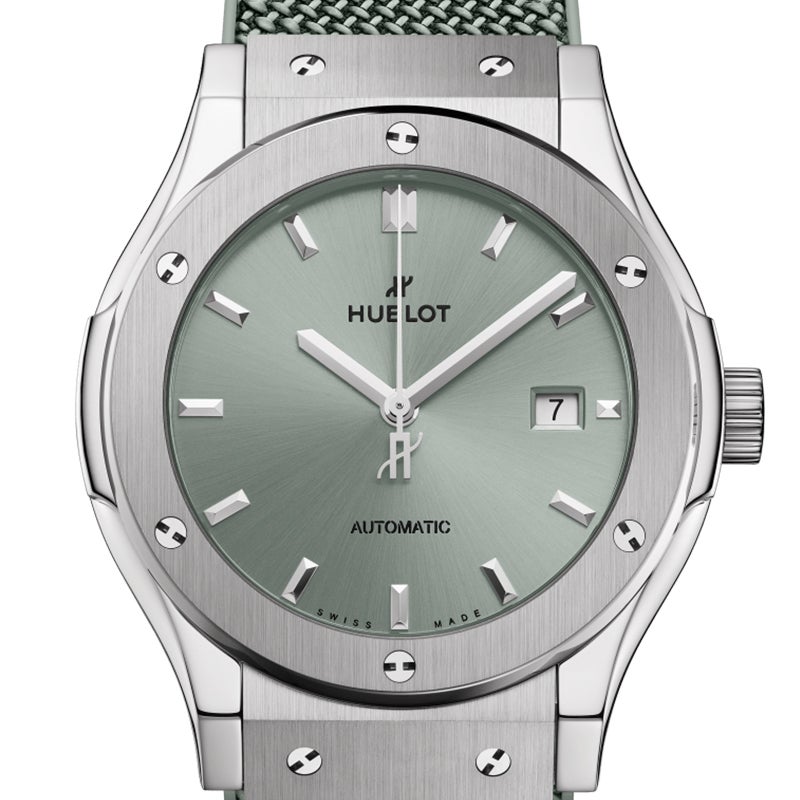 HUBLOT CLASSIC FUSION TITANIUM SAGE GREEN ウブロ クラシック