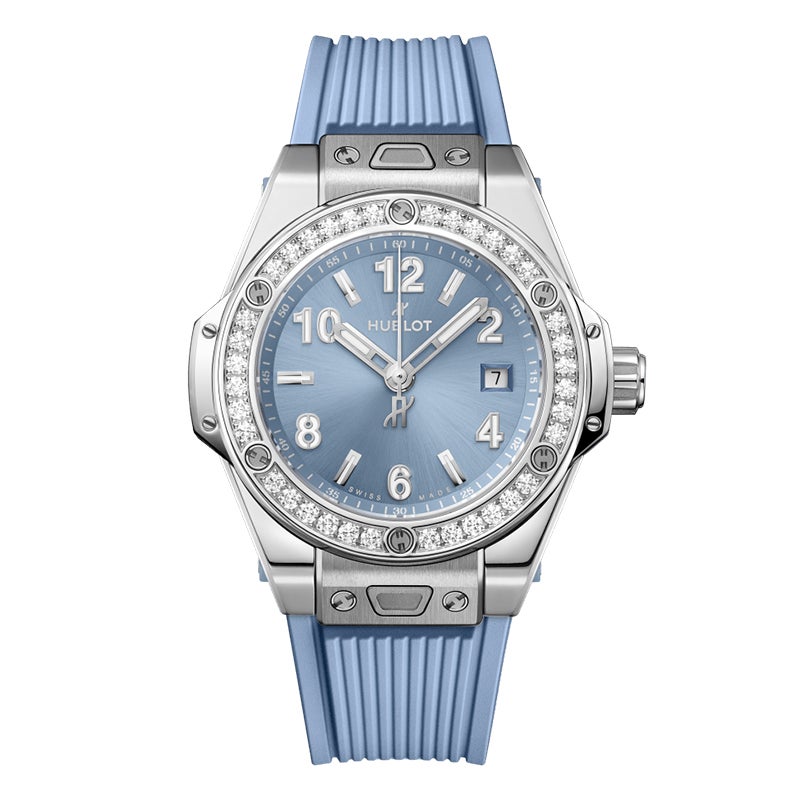 HUBLOT BIG BANG ONE CLICK STEEL COAL BLUE DIAMONDS ウブロ ビッグ