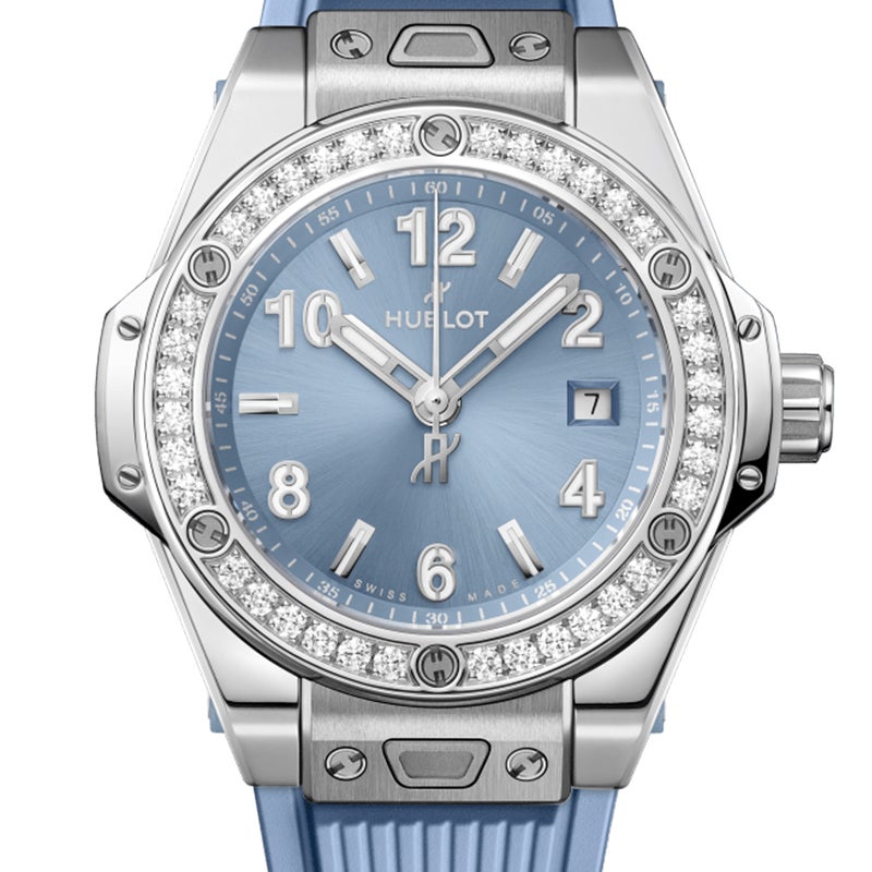 HUBLOT BIG BANG ONE CLICK STEEL COAL BLUE DIAMONDS ウブロ ビッグ
