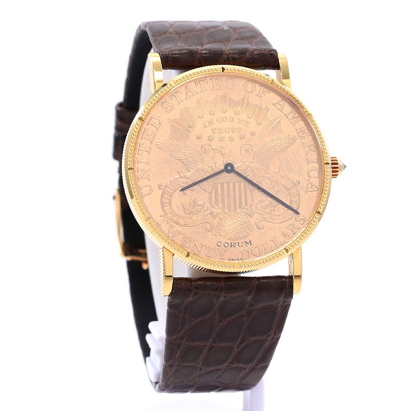 中古】CORUM COIN WATCH 1896 20 DOLLARS LIBERTY HEAD TYPE 3 WITH