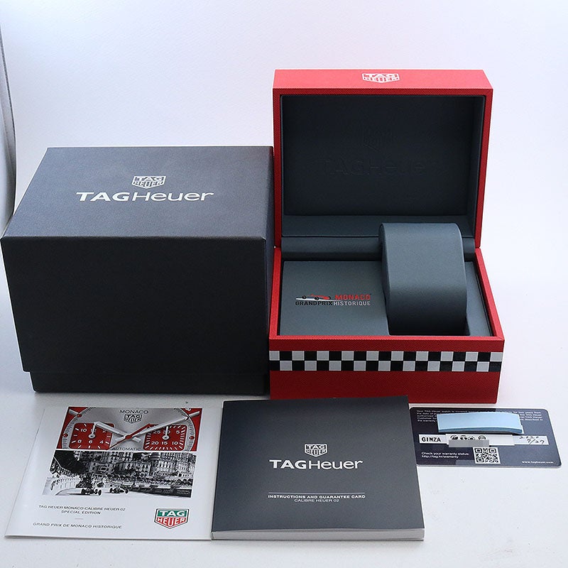 【中古】TAG HEUER TAG HEUER X GRAND PRIX DE MONACO HISTORIQUE LIMITED EDITION タグ・ホイヤー タグ・ホイヤー X グランプリ・ドゥ・モナコ・ヒストリック リミテッドエディション CBL2114.FC6486