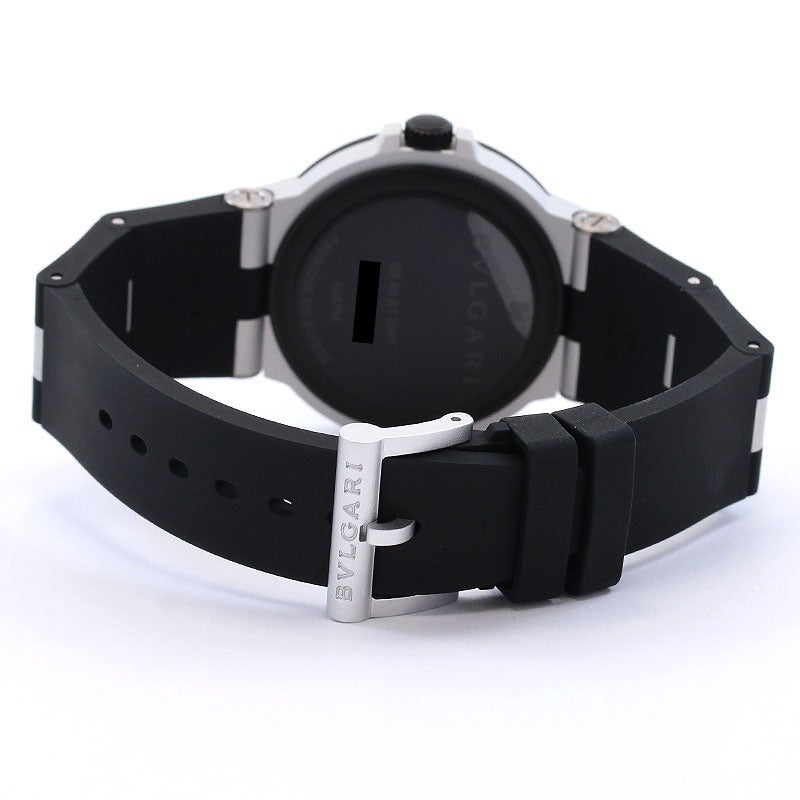 【中古】BVLGARI BVLGARI ALUMINUM BLACK GMT ブルガリ ブルガリ アルミニウム ブラック GMT 103963 (BB40ATGMT)