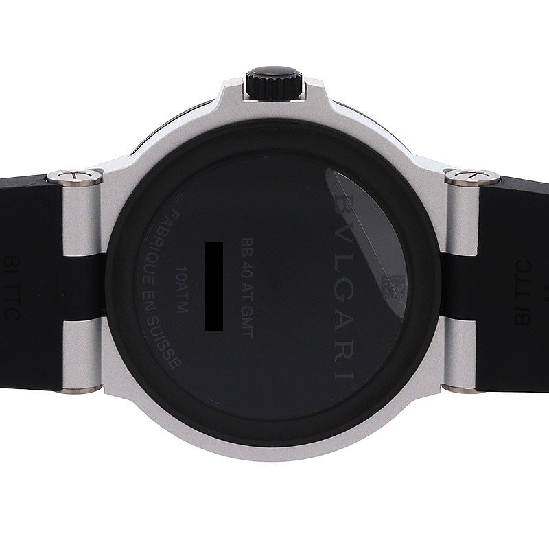 中古】BVLGARI BVLGARI ALUMINUM BLACK GMT ブルガリ ブルガリ