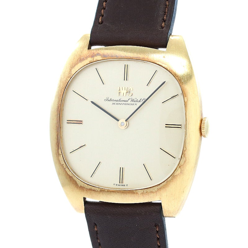 中古】IWC VINTAGE MECHANICAL TONNEAU SHAPE WATCH アイ・ダブリュー