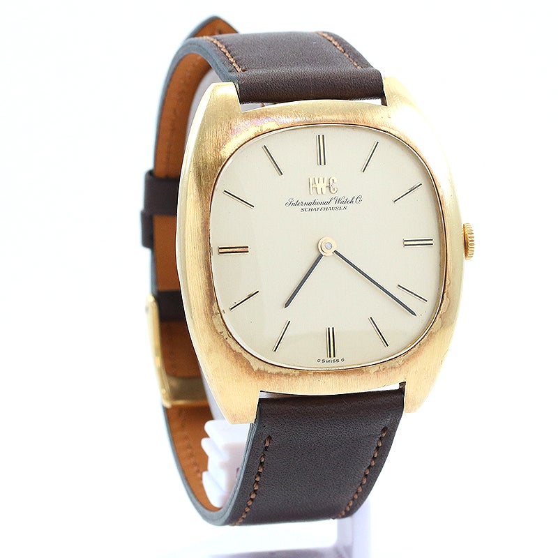 中古】IWC VINTAGE MECHANICAL TONNEAU SHAPE WATCH アイ・ダブリュー