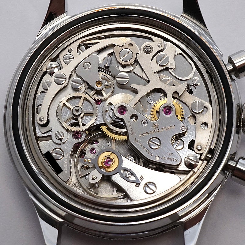 アナログスタンド時計 中古】HAMILTON LEMANIA 1873 CHRONOGRAPH ハミルトン レマニア 1873