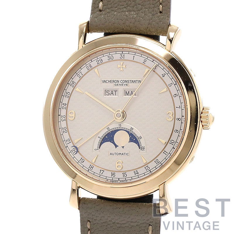 【中古】VACHERON CONSTANTIN LES HISTORIQUES TRIPLE CALENDAR MOONPHASE ヴァシュロン・コンスタンタン ヒストリーク トリプルカレンダー ムーンフェイズ 47050/000J-7967 (47050/000J-4)