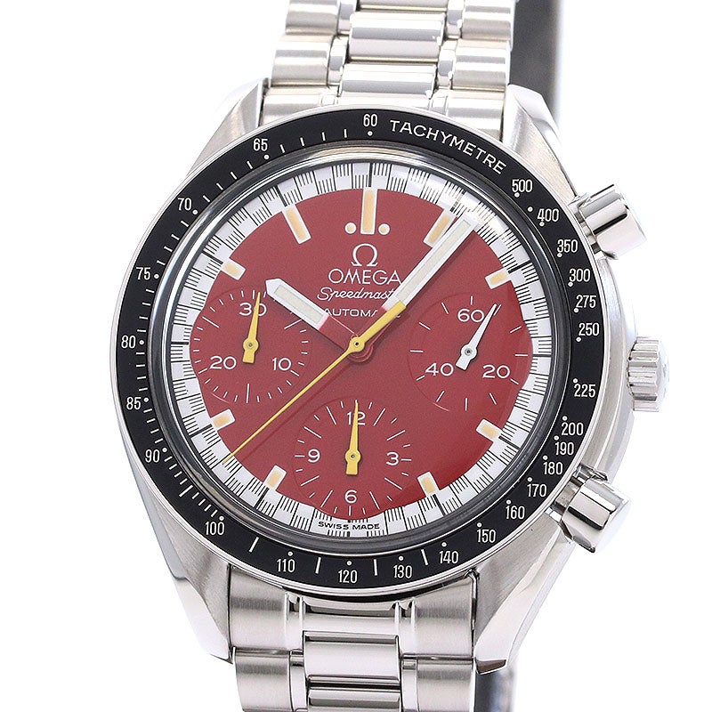 【中古】OMEGA SPEEDMASTER REDUCED RACING MICHAEL SCHUMACHER オメガ スピードマスター リデュースド ミハエル・シューマッハ 3510.61.00