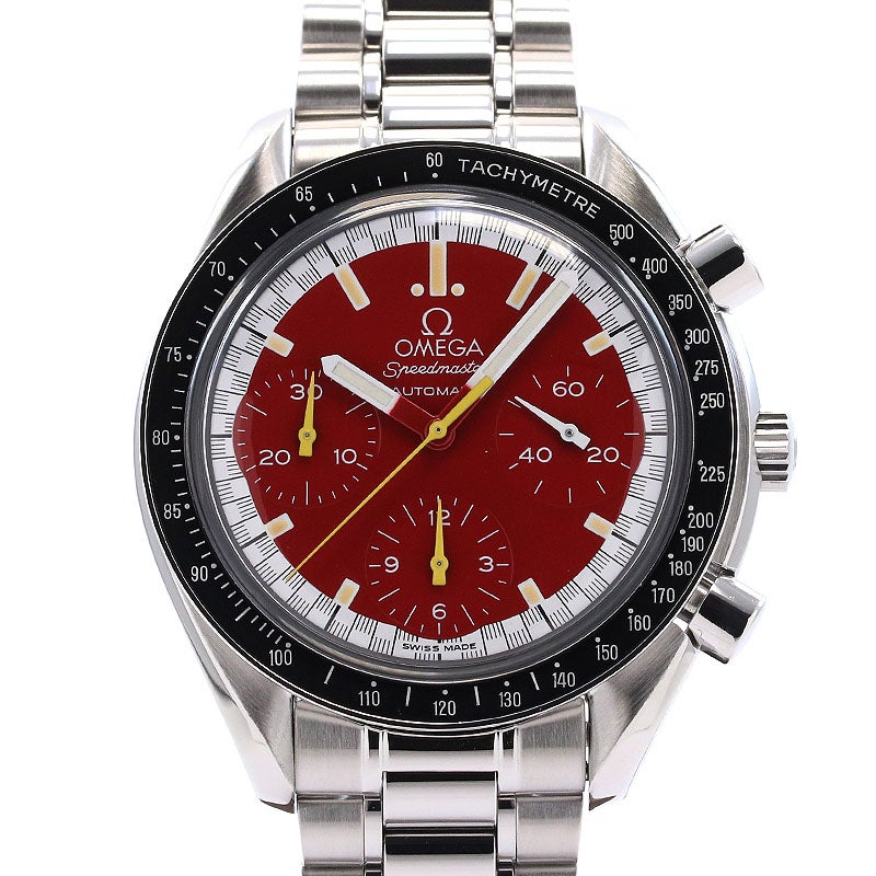 【中古】OMEGA SPEEDMASTER REDUCED RACING MICHAEL SCHUMACHER オメガ スピードマスター リデュースド ミハエル・シューマッハ 3510.61.00
