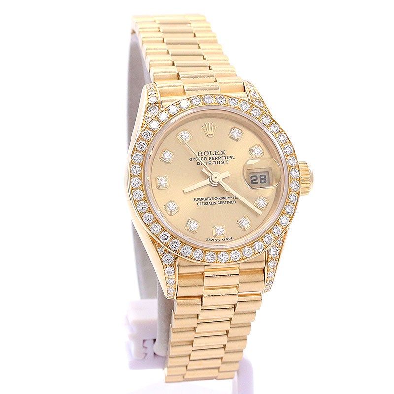 ロレックス レディ デイトジャスト ウォッチ 18 ct ホワイトゴールド - m279139rbr-0002