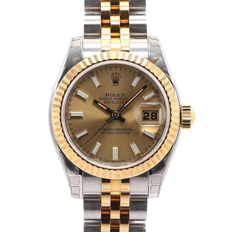 【中古】ROLEX OYSTER PERPETUAL LADY-DATEJUST 26 ロレックス オイスターパーペチュアル レディ デイトジャスト 26 M179173-0075