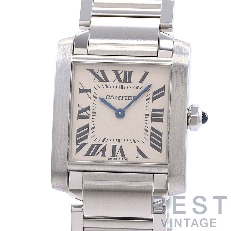 中古】CARTIER TANK FRANCAISE MEDIUM MODEL カルティエ タンク
