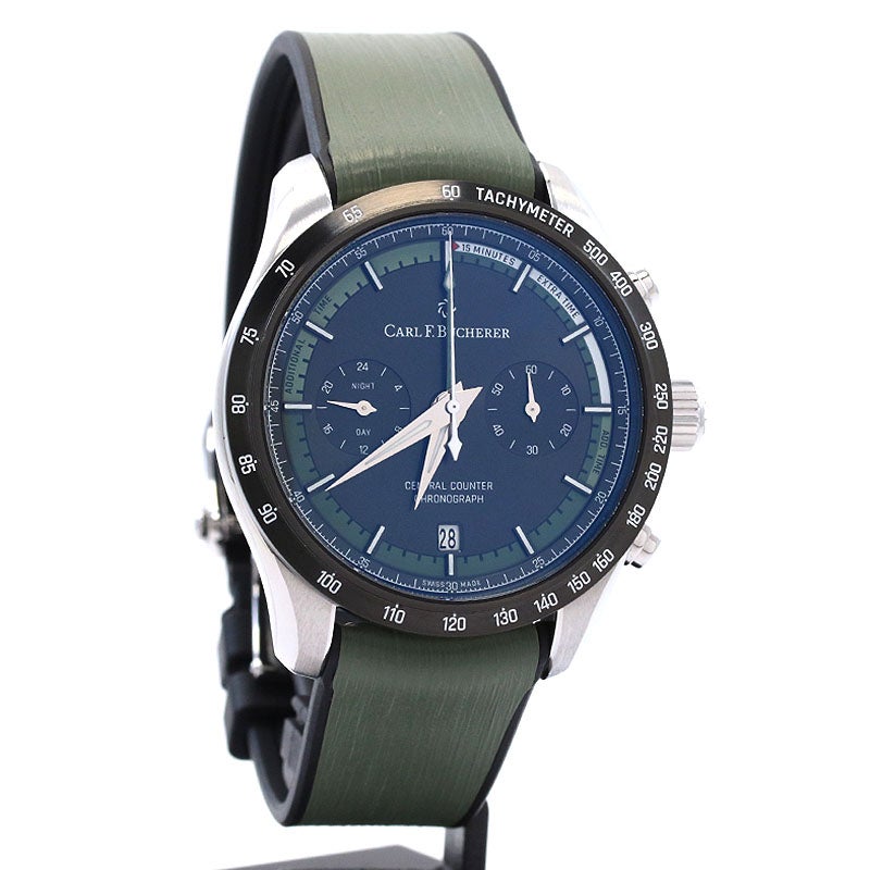 中古】CARL F.BUCHERER MANERO CENTRAL COUNTER カール F. ブヘラ