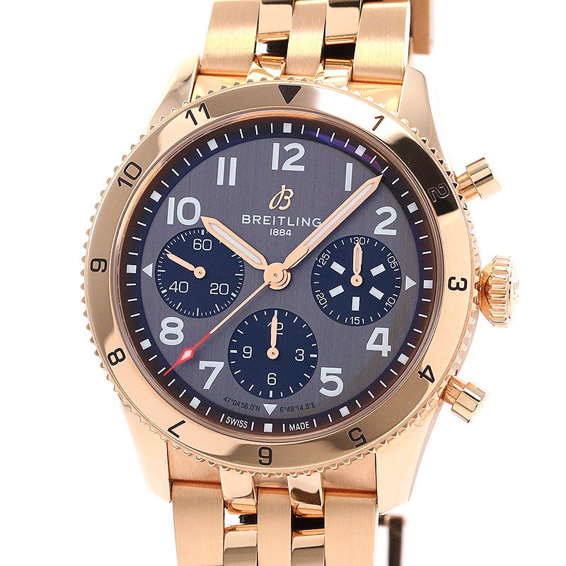 【中古】BREITLING CLASSIC AVI CHRONOGRAPH 42 P-51 MUSTANG ブライトリング クラシック アヴィ クロノグラフ 42 P-51 マスタング R233801A1B1R1