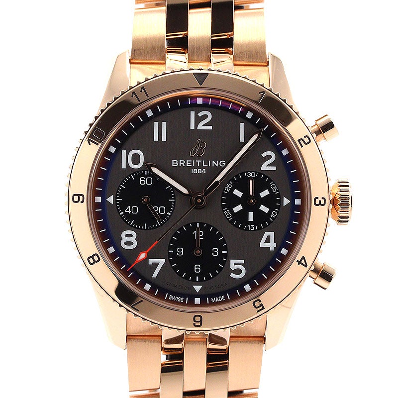 【中古】BREITLING CLASSIC AVI CHRONOGRAPH 42 P-51 MUSTANG ブライトリング クラシック アヴィ クロノグラフ 42 P-51 マスタング R233801A1B1R1
