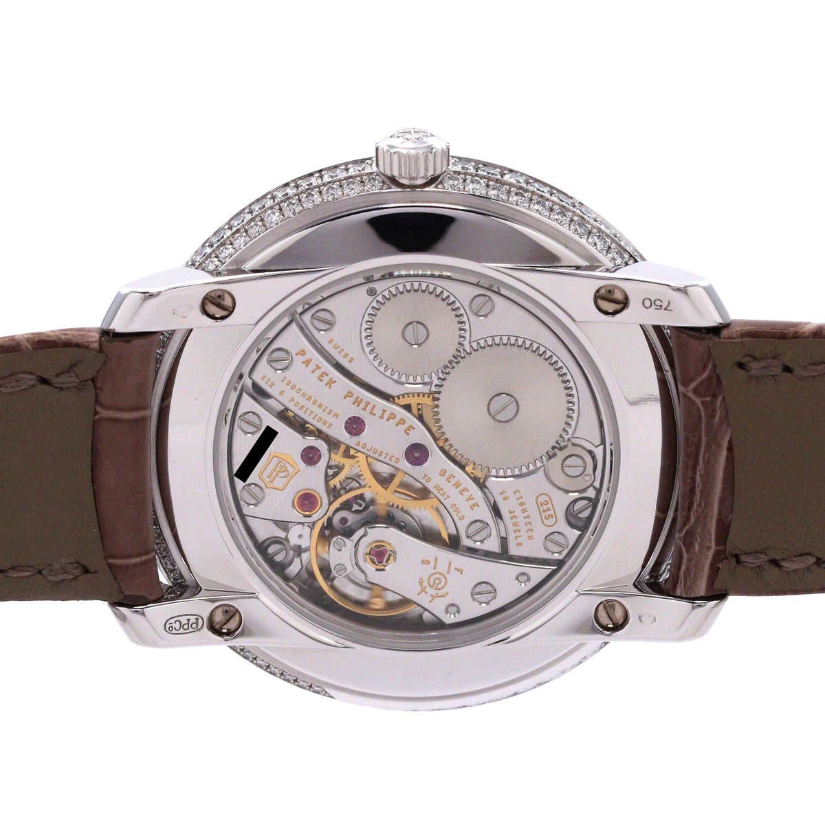 【中古】PATEK PHILIPPE COMPLICATIONS MOONPHASE DIAMONDS RIBBON パテック・フィリップ コンプリケーション ムーンフェイズ ダイヤモンド・リボン 4968G-010